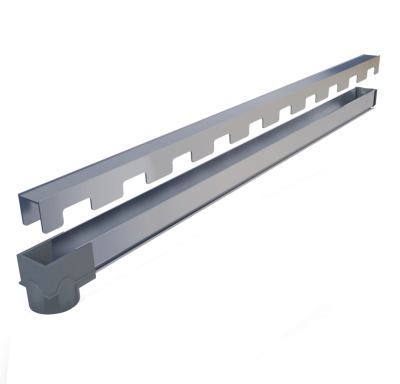 Ralo Linear Topbox Oculto 5 cm x 90 cm Com Sa�da Desl Extrema Vertical