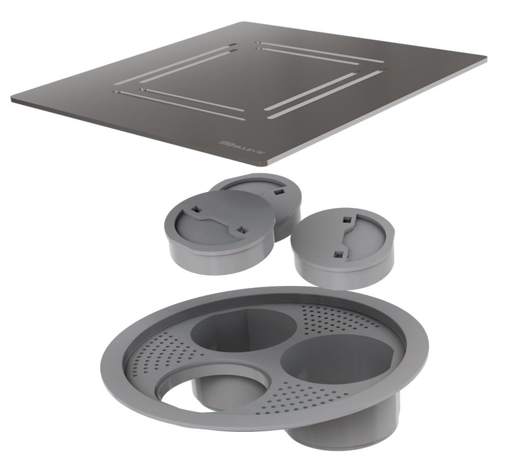 Ralo Flat 15 x 15 Inox Escovado