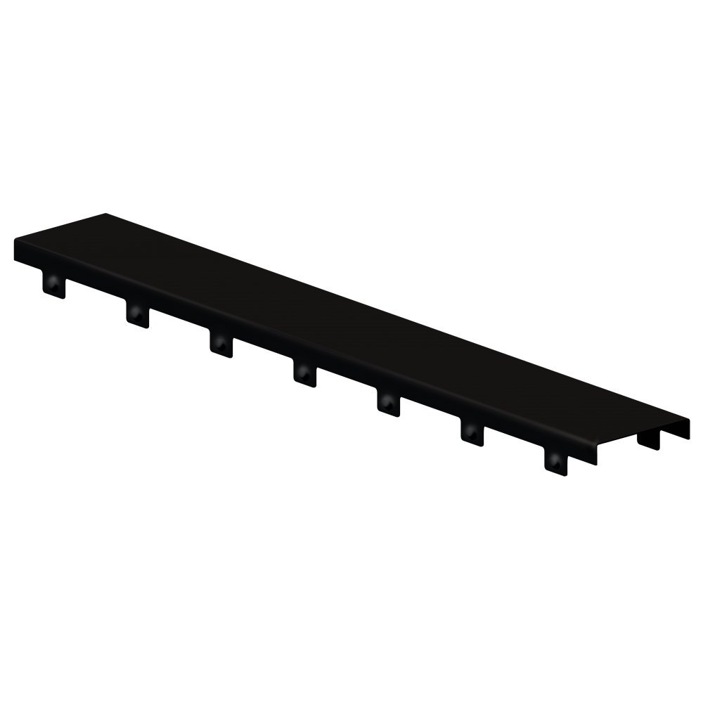 Tampa Ralo Versatile Inox Escovado Black Mate 50cm