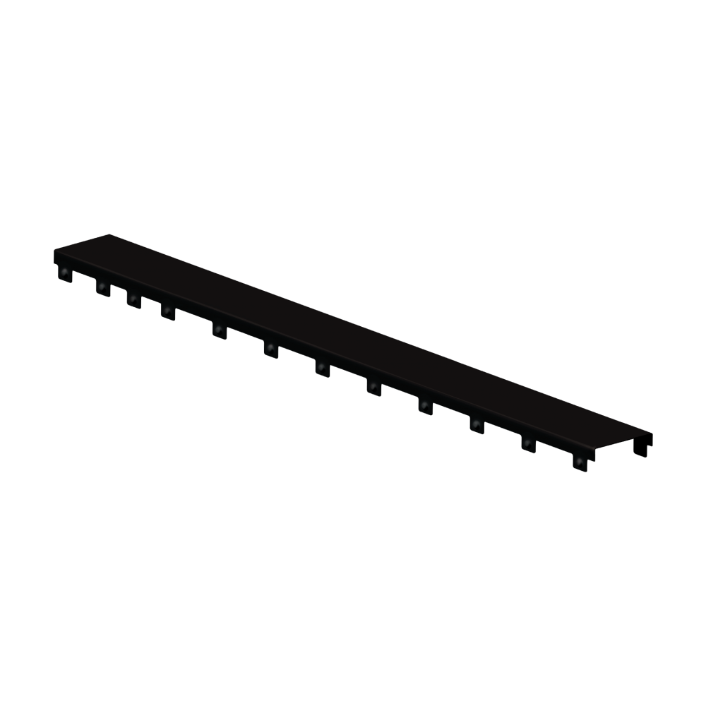 Tampa Ralo Versatile Inox Escovado Black Mate 750mm