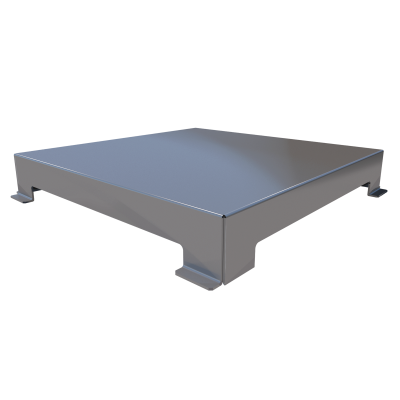Tampa Ralo Square Inox Escovado 15x15 cm