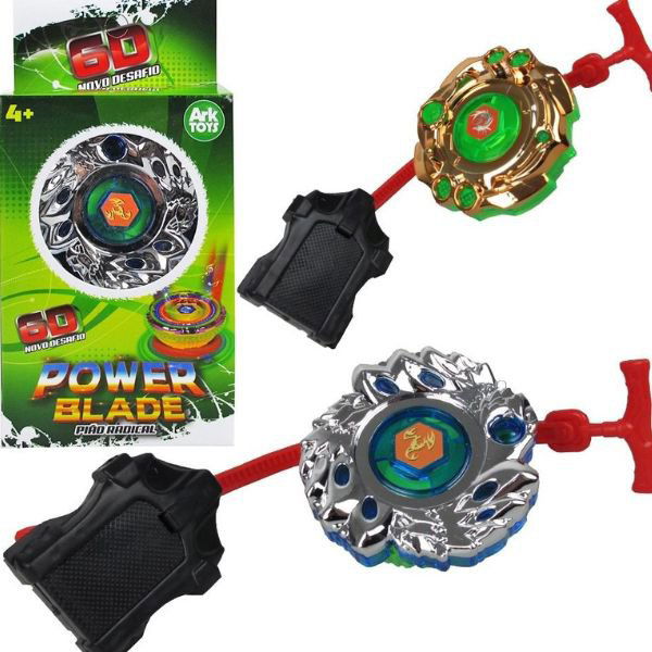 Conjunto Beyblade Com Lançador Alta Qualidade