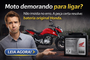 Quanto tempo dura a bateria de uma moto