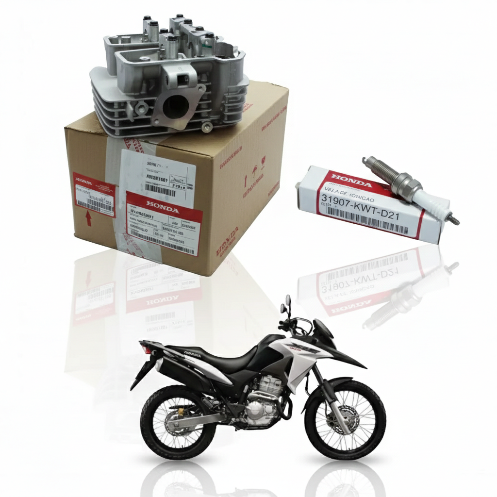Cabeçote Original Honda CB300 e XRE300 com Vela Fina