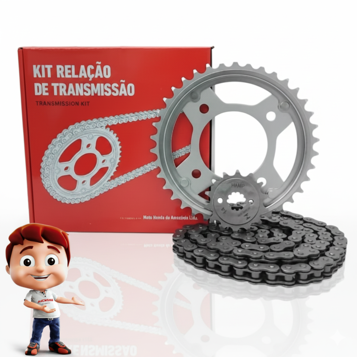 Kit Transmissão CB300F Twister 2023 a 2026 Original HAMP