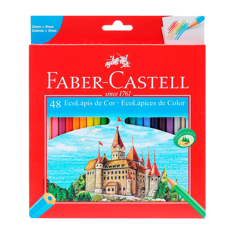 LÁPIS 48 CORES FABER CASTELL
