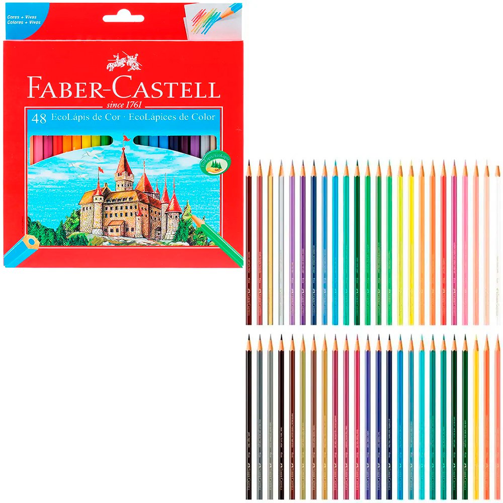 Faber-Castell Polychromos 48色 LÁPIS 48 CORES FABER CASTELL