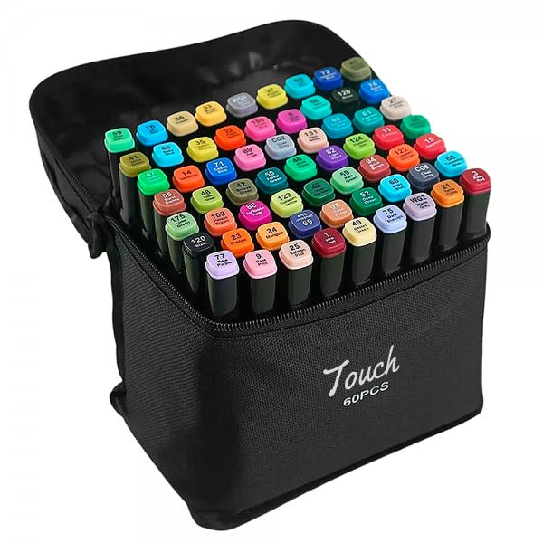 JC Atacado de Papelaria - MARCADOR ART MARKER FENIX 80CORES PONTA
