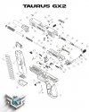Mola recuperadora interna para Taurus GX2 - KPP GUNS