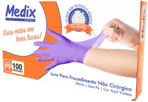 Luva de Procedimento Nitr�lica Violeta - Medix