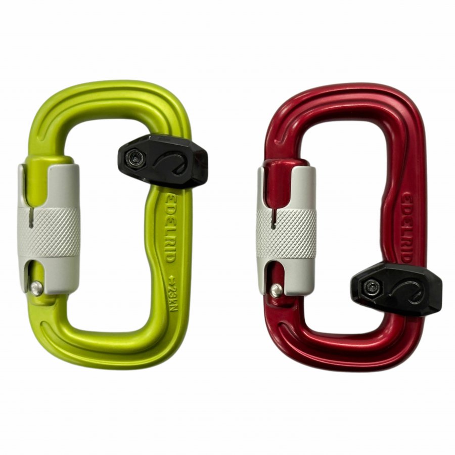 Par de mosquetão de alumínio anti-twist Foras 25KN